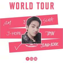 Soporte acrílico de doble cara/decoración de escritorio "¿Estás ?" / "HAZLO" de JIMIN, regalo exclusivo para fans - Multicolor - Ver 38