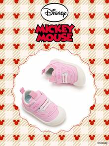 Disney 1 Pair Kids' Sneakers, Suitable For Daily Wear, Festivals, Sports, Outdoor Activities, Comfortable, Non-Slip, Durable, Breathable (Boys' Sneakers, Boys' Skate Shoes, Kids' Sports Shoes, Girls' Sneakers, Girls' Skate Shoes) - Pink - View 2