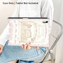 1个翻盖式平板电脑保护套，带笔槽，熊熊图案，兼容荣耀Pad 8/9/10、荣耀GT 11.5英寸/X7/X8A/X9/X8Pro/X9Pro/V9/V8 Pro、MatePad SE 11英寸/MatePad 11英寸/11.5英寸、MatePad Pro、苹果第十代/11 2025 (A16)、A9/A9+/A11/S11/S10 FE+，具备自动休眠/唤醒功能，适合作为返校季、情人节、节日礼物。 - 彩色 - 查看 4