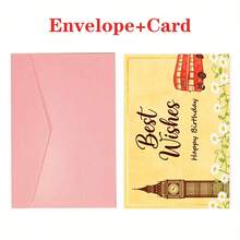 1 Carta, Carta di compleanno, Carta di amicizia per amici, Carta per il miglior amico, Buon compleanno amico, Grazie, Carta di ringraziamento, Il miglior regalo per gli amici, Regalo di compleanno ideale - Set - Visualizzare 9