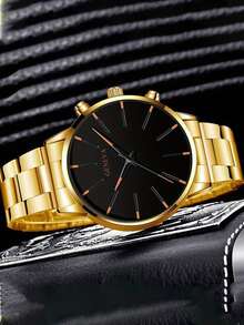 优雅商务自动机械表，时尚石英表 - 均碼 - 查看 4