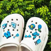 9pcs Blue Ocean Themed Shoe Charms, Shoes Not Included - Multicolor - View 5