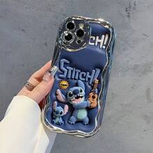 This Brand-New Disney Lilo & Stitch Phone Case Features A Cute And Playful Expression, A Simple And Stylish Appearance, And A Smooth Feel.Made Of Cute And Eye-Catching TPU Material With A 2D Wave Texture, It Includes Camera Protection, Cute Phone Case,Iphone17 Pro Max Case,Polka Dot,Travel Must Haves.Making It An Ideal Choice For Girls. Compatible With IPhone17/16/15/14/13/...12 Mini Pro Max Pro Plus XRXS. It's The Perfect Gift For Friends And Family. Stylish Phone Case, Fun Expression Design, Lightweight And Durable. Cute Phone Case,Iphone17 Pro Max Case,Polka Dot,Travel Must Haves. - 銀色 - 查看 4