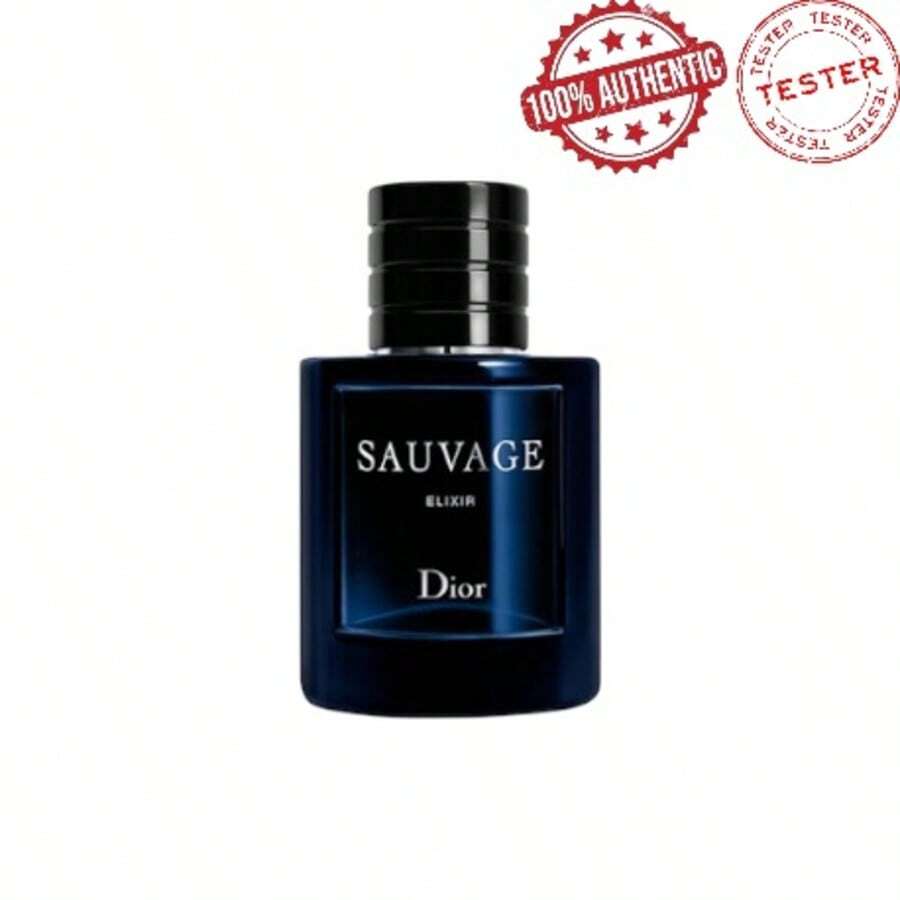 DIOR Men's Sauvage Elixir Spray 3.4 Oz / 100 Ml (TESTER) - Warm & Spicy - View 1