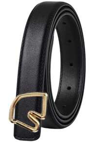 女士休闲商务时尚腰带一条，适合搭配牛仔裤、休闲裤等日常穿着。适合情人节、春夏、上学、秋季、冬季等场合。 - 彩色 - 查看 2