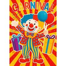 Pin On The Clown Carnival Party Game Circus Theme Birthday Party Decorations Supplies Activities - 如圖所示 - 查看 5