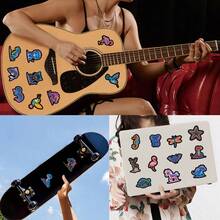 50PCS Neon Animals Stickers Decals Scrapbook, Journaling, Laptop, Bumper, Skateboard, Water Bottles, Collectibles, Pen Holders, Journals, Computer, Phone Stickers Can Bring A Lot Of Fun To Your Life, The Perfect Gift For Adults - Neon Film - View 9