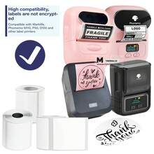 Marklife 50x30mm (1.97x1.18 Inch) Thermal Labels, Self-Adhesive Address/Shipping Thermal Labels, BPA & BPS Free Barcode Thermal Paper - 1 Roll, Compatible With P50 Printer, For Commercial Use, Price Tags, Barcodes, 250 Labels Per Roll, April Fool's Day Special - 5030 white - View 4