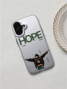 Silhouette Figure Exclusive “HOPE” 全包防震手机壳，兼容 7/8、7 Plus、16 Pro、15 Pro、16 Pro Max、16e、15 Pro、17 Air、17 Pro、17 Pro Max、15 Pro Max、11、12、13、14，街头风独特设计 - 彩色 - 查看 2