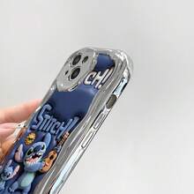 This Brand-New Disney Lilo & Stitch Phone Case Features A Cute And Playful Expression, A Simple And Stylish Appearance, And A Smooth Feel.Made Of Cute And Eye-Catching TPU Material With A 2D Wave Texture, It Includes Camera Protection, Cute Phone Case,Iphone17 Pro Max Case,Polka Dot,Travel Must Haves.Making It An Ideal Choice For Girls. Compatible With IPhone17/16/15/14/13/...12 Mini Pro Max Pro Plus XRXS. It's The Perfect Gift For Friends And Family. Stylish Phone Case, Fun Expression Design, Lightweight And Durable. Cute Phone Case,Iphone17 Pro Max Case,Polka Dot,Travel Must Haves. - 銀色 - 查看 5