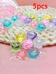 100pcs Pod Deterjen Cucian 7-in-1, Aroma Tahan Lama, Penghilang Noda Ampuh, Perlindungan Warna, Deterjen Cair Konsentrat, Pelembut Pakaian, Anti Bakteri & Tungau Debu - MultiWarna - View 13