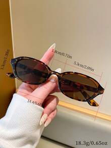 Set de 4 gafas de moda para mujer. Marcos cuadrados pequeños, accesorios de playa y viaje, regalo para fiestas, reuniones y fotografía callejera, estilo Y2K - Multicolor - Ver 5