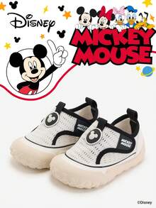 Disney 1 đôi giày thể thao trẻ em, thích hợp cho mặc hàng ngày, lễ hội, thể thao, hoạt động ngoài trời, thoải mái, chống trơn trượt, bền, thoáng khí (Giày thể thao bé trai, giày trượt ván bé trai, giày thể thao trẻ em, giày thể thao bé gái, giày trượt ván bé gái) - màu đen - Xem 1