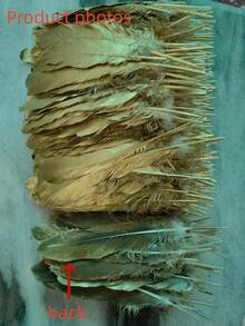 10/40/100 pezzi Piume naturali dorate di oca fatte a mano, lunghe 15-20 cm, adatte per artigianato fai-da-te, decorazioni per matrimoni, cosplay, ali di angeli, fatine e altro ancora. - Multicolore - Visualizzare 9