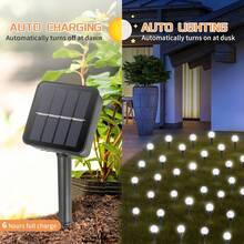 TTDHWW 30-Piece Outdoor Solar Light, Crystal Ball String Light, 19 Ft/6 M IP44 Lawn Light Strip With 8 Lighting Modes And Light-Sensitive Switch, Suitable For Garden, Patio, Path And Landscape Lighting. - 30LED - 查看 9