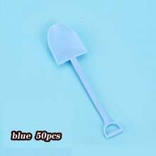 100/50/20/5个装，一次性塑料迷你甜点勺，塑料迷你冰淇淋甜点勺/布丁酸奶勺，适合家庭或派对使用，婚礼派对甜点勺 - 彩色 - 查看 14