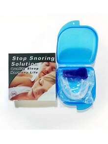1pc Sports Mouth Guard Snore Stopper, Silicone Mouthpiece For Teeth Protection Used For Taekwondo, MMA, Boxing, Etc. Helps Achieve Restful Sleep And Has Teeth Whitening And Straightening Effects - Blue - View 7