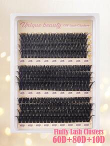 Individual Lashes Large Tray 240pcs 0.07mmD Curl Mix 10-18mm Individual Lashes Cluster Soft&Natural Cluster Lashes Mink Lash Cluster Mixed Tray False Eyelashes LASH Individual Lashes Clusters False Eyelash Lash Clusters Extensions Individual Lashes Cluster DIY Eyelash Extensions At Homelash Clusters,Eyelash Clusters,Individual Eyelashes,Lashes,Fake Lashes - D - View 3