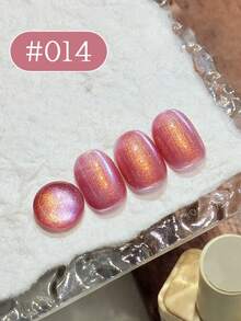 Esmalte em Gel Olho de Gato com Efeito Aurora Boreal Islandesa, Rosa Arco-Íris Sereia, Amarelo, Azul, Verde e Ametista, Capacidade 15ml, Coleção Primavera/Verão 2026, para Cuidados com as Unhas e Beleza em Todas as Estações, Requer Lâmpada UV - Multicolorido - Visão 22