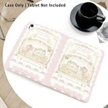 1个翻盖式平板电脑保护套，带笔槽，熊熊图案，兼容荣耀Pad 8/9/10、荣耀GT 11.5英寸/X7/X8A/X9/X8Pro/X9Pro/V9/V8 Pro、MatePad SE 11英寸/MatePad 11英寸/11.5英寸、MatePad Pro、苹果第十代/11 2025 (A16)、A9/A9+/A11/S11/S10 FE+，具备自动休眠/唤醒功能，适合作为返校季、情人节、节日礼物。 - 彩色 - 查看 5