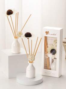 1pc Lavender Aroma Diffuser Fragrance Home Essential Oil Diffuser Set, Home Fragrance Essential Oils, Flameless Diffuser, Long-Lasting Floral Scent, Suitable For Living Room, Bedroom, Bathroom, Ceramic Oil Diffuser With Rattan Sticks, Random Style,Aromatherapy,House Freshener,Diffuser,Gift,Home Decor,Or Bedroom, Bathroom And Other Occasions, Ideal Gift For Birthday, Graduation Gift - one-size - View 10