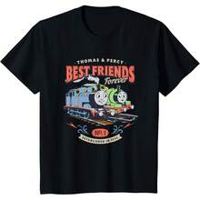 Thomas & Friends - Thomas & Percy Best Friends Forever T-Shirt - 黑色 - 查看 7