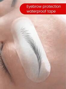 10/20/30/50 Pcs Silicone Eyebrow Practice Stickers - Semi-Permanent Makeup Simulated Skin, Natural Eyebrow Training Stickers, Beginner Eyebrow Design Conversion Template - Multicolor - View 6