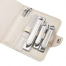 10 Piece Nail Clipper Set Stainless Steel Nail Cutters Nano Glass Nail File Set Household Ear Scoop Tool Nail Trimming Clipper Set - Multicolor - View 8