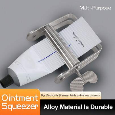 1pc Paint/Toothpaste Squeezer, Suitable For Squeezing Fluid Paints And Toothpastes, This Labor-Saving Paint/Toothpaste Squeezer Can Prevent Waste And Save You Money (Squeezer Only, No Other Accessories Included).