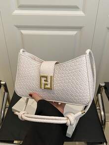 Luxury-Style Single Shoulder Handbag With A Sleek Design - 2026 New Model - Luxury Women's Modern Style Bag - White - View 10