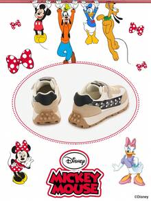 Disney Authentic Collaboration With  | A Pair Of Children's Sneakers, Suitable For Daily, Festival, Sports, And Outdoor Wear. It Fits The Foot Comfortably, Is Anti-Slip, Wear-Resistant, And Breathable (Boys' Sneakers, Boys' Board Shoes, Children's Sneakers, Girls' Sneakers, Girls' Board Shoes) - Black - View 3