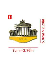 1 chiếc nam châm tủ lạnh 3D trang trí thủ công mỹ nghệ du lịch sáng tạo, nhãn dán tủ lạnh trang trí nhà cửa, nam châm trang trí kiến trúc, phong cảnh và văn hóa. - nhãn dán từ tính - Xem 15