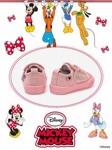 Disney 1 Pair Kids' Sneakers, Suitable For Daily Wear, Festivals, Sports, Outdoor Activities, Comfortable, Non-Slip, Durable, Breathable (Boys' Sneakers, Boys' Skate Shoes, Kids' Sports Shoes, Girls' Sneakers, Girls' Skate Shoes) - Pink - View 3