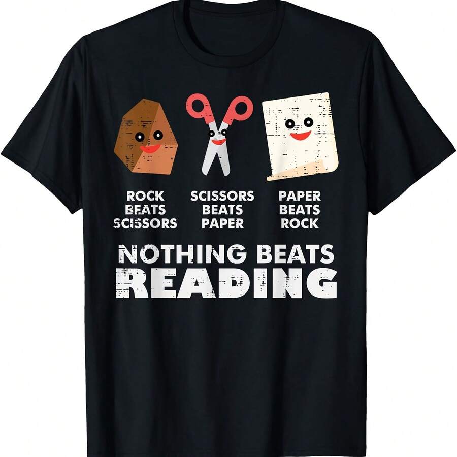 Nada de libros bibliotecarios en una camiseta - Negro 2 - Ver 1