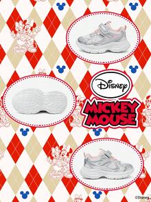 Disney 1 双儿童联名运动鞋，适合日常穿着、节日、运动、户外活动，舒适、防滑、耐穿、透气（男童运动鞋、男童滑板鞋、儿童运动鞋、女童运动鞋、女童滑板鞋） - 粉色 - 查看 4