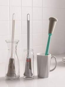 1个长柄悬挂式软海绵杯刷，适用于清洁婴儿奶瓶、家用玻璃杯、马克杯、厨房清洁工具、手动清洁工具、商用厨房 - 純色 - 查看 2