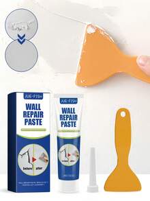墙面裂缝修补膏，污渍遮盖修补剂，墙面漆剥落预防剂，墙面漆裂缝填充膏，墙面损伤（划痕、凹痕、裂缝、钉孔）修补膏，遮盖污渍，翻新，畅销推荐 - 均碼 - 查看 3