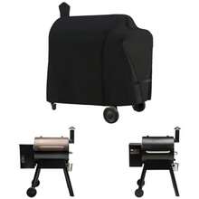 Grill Cover Fi Traeger Pro 575 And Pro 22 TFB82KLF TFB57KCL TFB30KLF TFB29BKLF  Grill And Smoker Compared To Traeger BAC503 Outdoor Eavy Duty Of BBQ Grill Cover - 黑色 - 查看 1