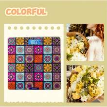 1 pieza Báscula digital de baño, báscula de peso con plataforma de vidrio que mide hasta 360 libras, pantalla retroiluminada grande, esencial para el hogar - Negro - Ver 7