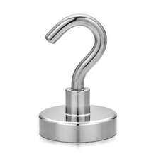 5pcs, Strong Magnetic Hooks, Magnet With Hook For Hanging, Nail Free Magnet Hooks For Fridge, Magnetic Hanger For Kitchen, Cruise, Grill, Garage And Storage - Silver - View 11