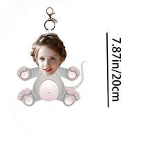 Customized Plush Monkey Face Pillow, Personalized Photo Printing, Soft And Cute, Ideal Gift For Friends, Family, Lovers, Colleagues, Easy To Clean - Customized Pillow 3 - View 18