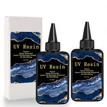 100g/200g/300g/400g UV Resin, Crystal Clear UV Glue - No Yellowing, Hard Type, Low Viscosity And Low Shrinkage, For Jewelry Making, DIY Crafts, Casting, UV Curing Epoxy Resin - Multicolor - View 14
