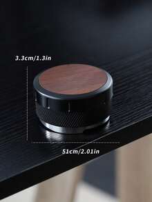 51/53/58mm Coffee Powder Distributor/Tamper, Stainless Steel & Walnut Wood Espresso Coffee Powder Leveler, Barista Tool - Multicolor - View 6