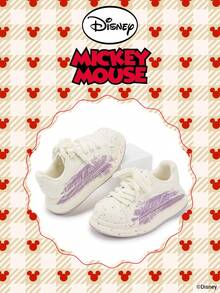 Disney 1 Pair Children's Sneakers, Suitable For Daily Wear, Festivals, Sports, Outdoor Activities, Comfortable, Non-Slip, Durable, Breathable (Boys' Sneakers, Boys' Skate Shoes, Children's Sneakers, Girls' Sneakers, Girls' Skate Shoes) - Purple - View 2