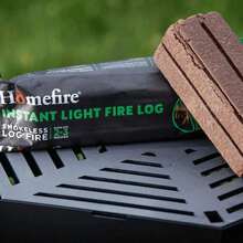 Homefire Instant Light Fire Log 1kg Burns For 2-3 Hours (10 Pack) - B - View 5