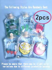 500ml/1000ml Hot Water Bottle, PVC Hot Water Bag, Heat Filling Hot Water Bag, Heating Hot Water Bag, Valentine's Day/Birthday Gift For Girlfriend/Boyfriend - Hot Water Bottle - View 17