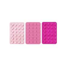 3pcs Silicone Suction Cup Phone Holder, Black, White, Light Pink Suction Cups, Suitable For Smartphones, Non-Slip Adhesive Grip, Supports Hands-Free Viewing, Video Calls, Gaming, Dashboard & Bedside Use, Portable Phone Stand, Gift For Friends, Ideal Holiday Small Gift - Multicolor - View 24