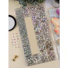 EBANKU Professional 9800 Pcs Mixed Shape Nail Rhinestone Kit With Picker Dotting Pen For Acrylic Nail Art - 如圖所示 - 查看 6