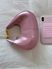 Compact And Elegant Crossbody Handbag, 2026 New Model, Women's Retro Style, Versatile, Simple And Fashionable, Light And Luxurious, High-End And Exquisite. - Pink - View 4