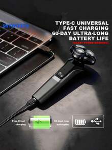 Electric Shaver, Large Capacity Battery, IPX7 Waterproof, Suitable For Both Wet And Dry Use, A Top Choice For Birthday And Graduation Gifts. Shaver, Electric Shaver, Razor, Men's Shaver, Professional Shaver, Electric Razor. - Multicolor - View 10